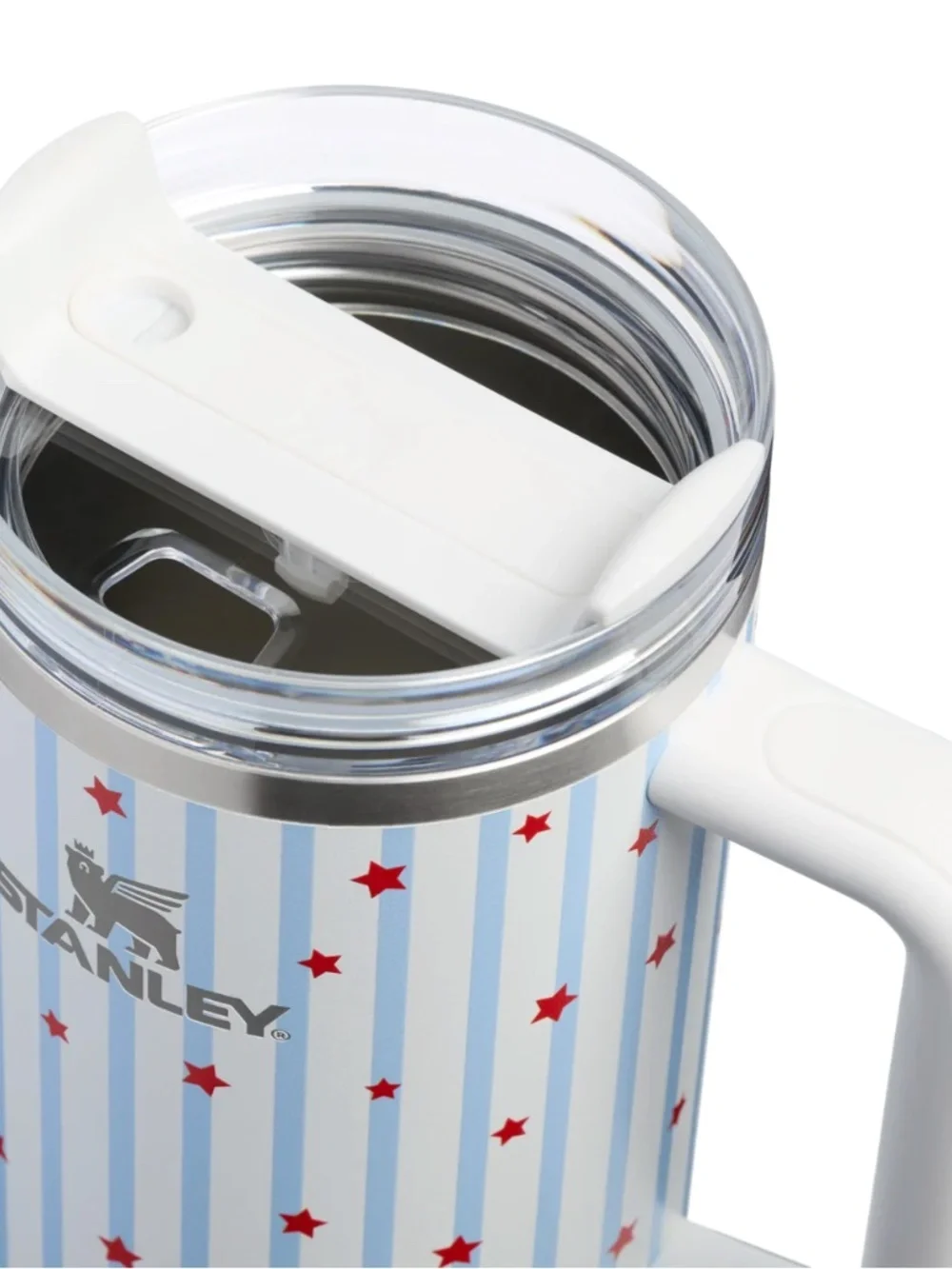 Stanley 40 oz Stainless Steel H2.0 FlowState Quencher Tumbler Blue Starry Strip